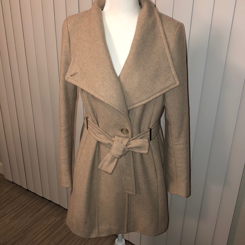 Calvin Klein winter belted trench coat